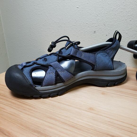 Keen Womens Size 9 Venice Hiking Sandals Blue Black Water Shoes Camping Gorpcore - Picture 6 of 13